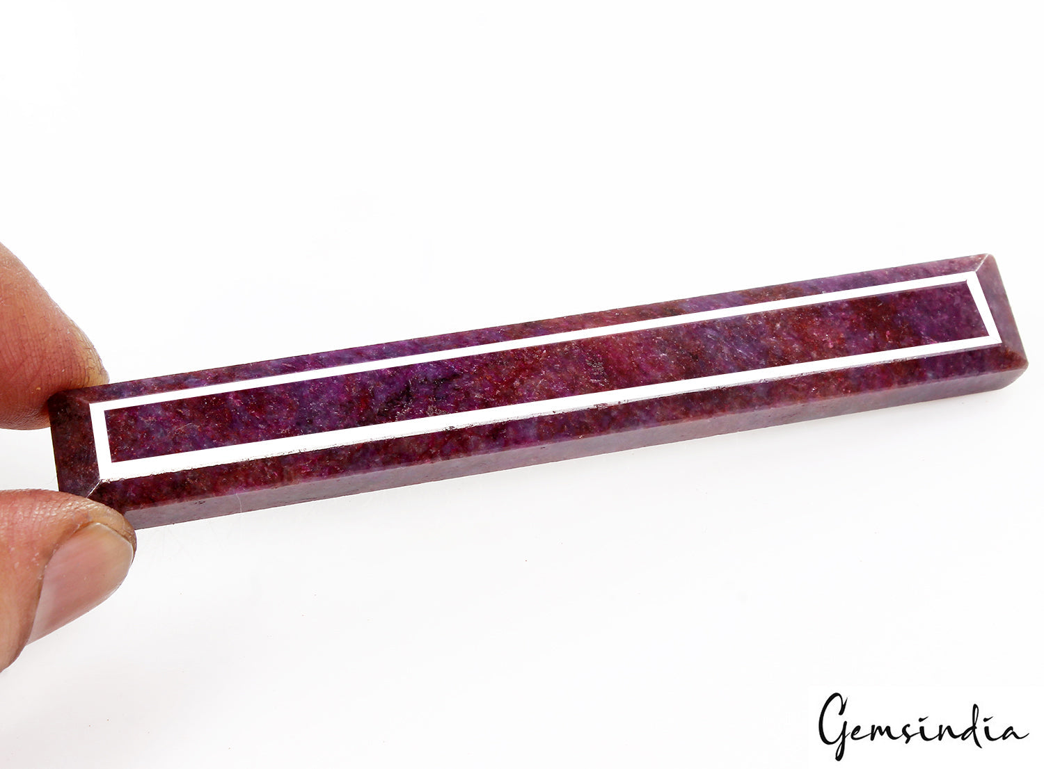 Certified 263.30 Cts Natural Ruby Kitkat Baguette Cut Earth Mined Loose Gemstone