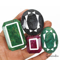 Ruby Lot, Loose Gemstone, Red — 4 Pieces, 34mm to 55mm, 1050 Ct, Brazil