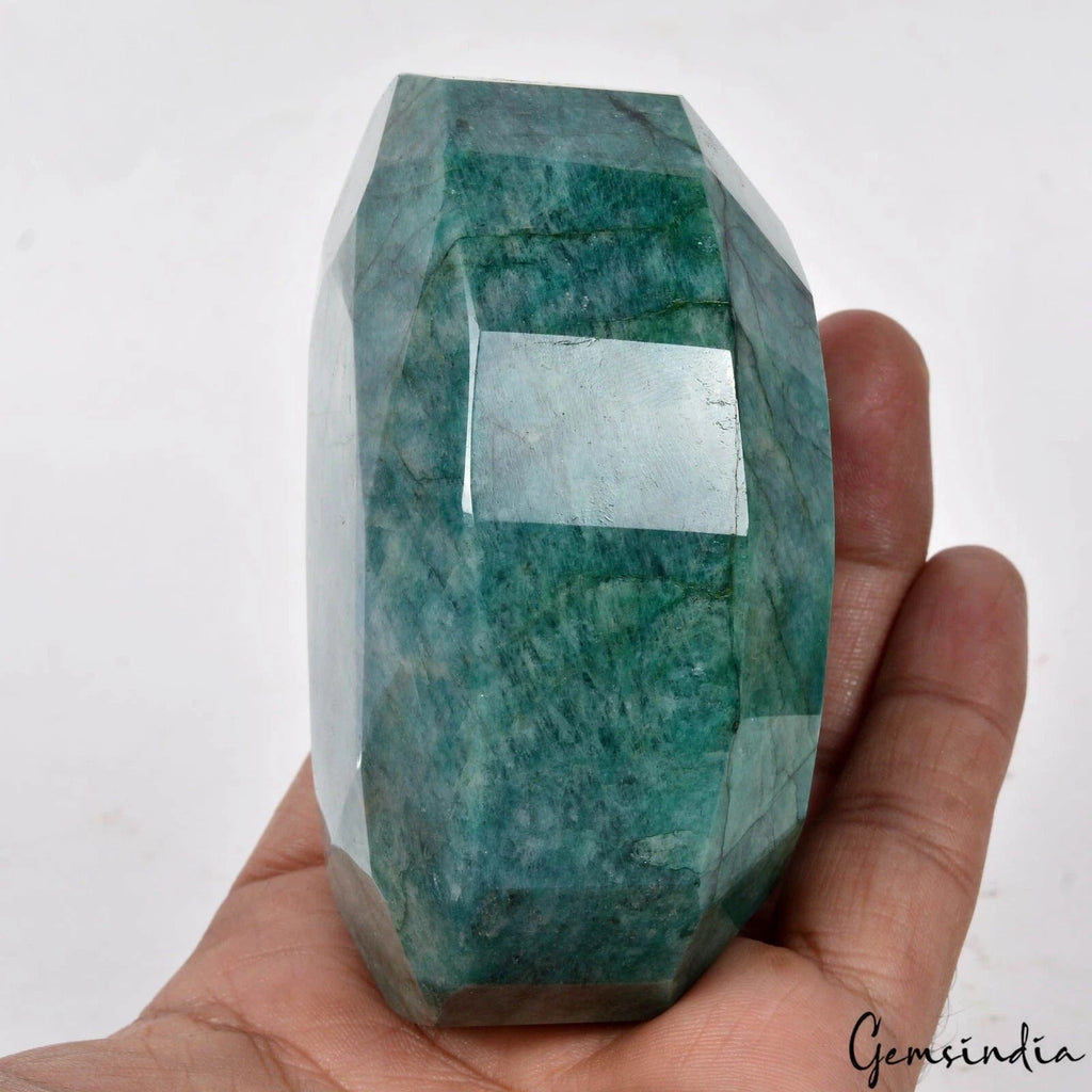 2385 Cts Natural Brazilian Green Blue Emerald Oval Faceted Huge Size Loose Gem