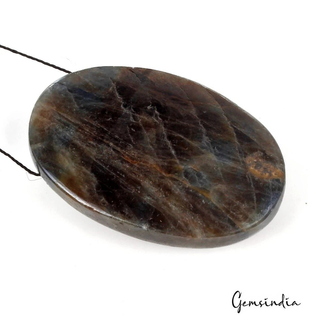 Certified 200 Cts Natural Untreated Blue Sapphire Oval Bead/Briolette Loose Gem