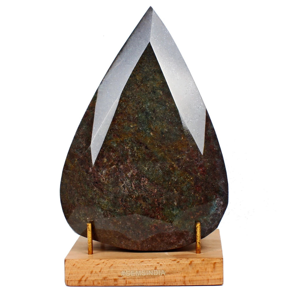 Ruby Loose Gemstone, Pear Cut, Untreated — 8 x5.25x4.25 inches, 21500 Ct (4.3 Kg), Madagascar