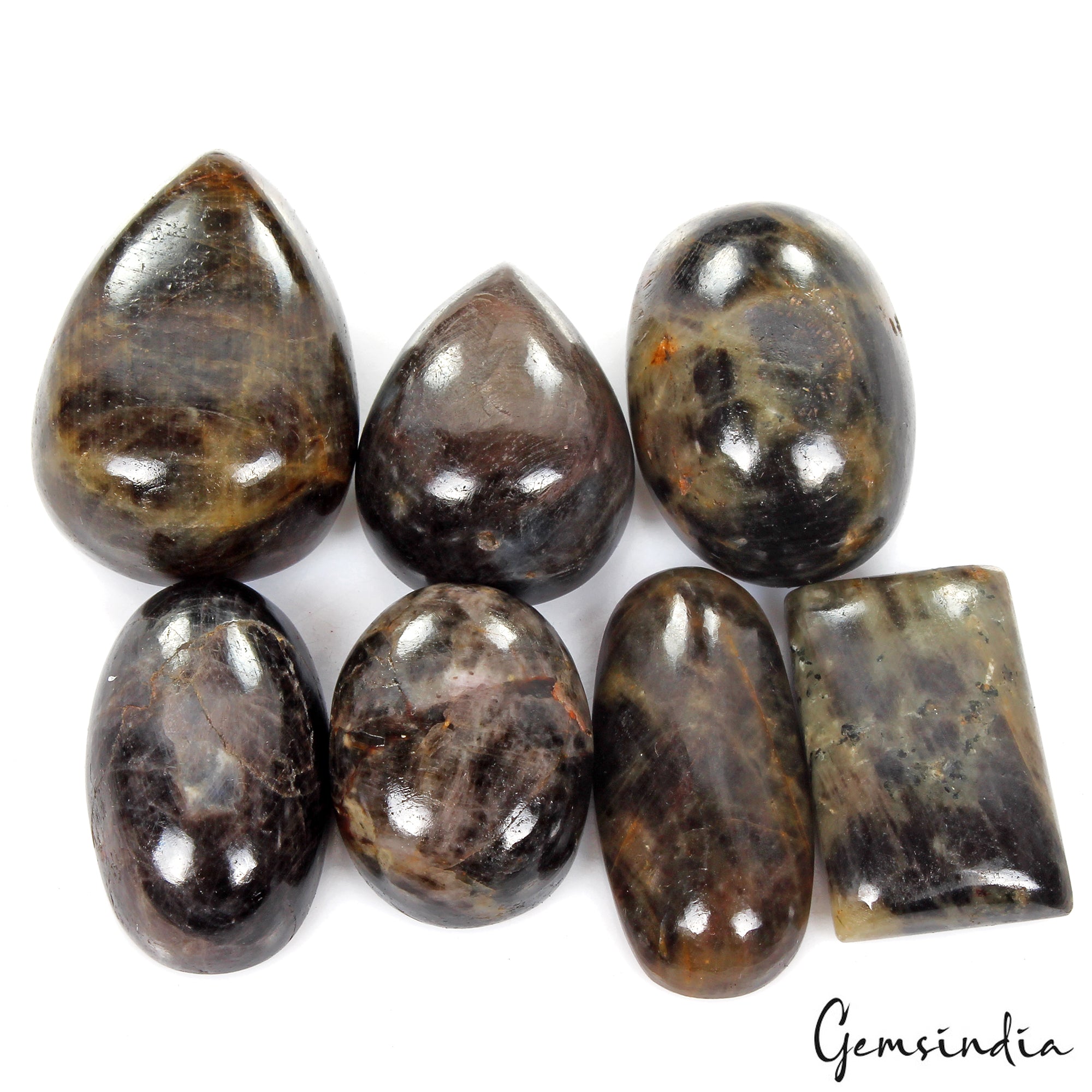 1250 Ct Natural Untreated Black Sapphire Earth Mined Mix Cab Huge Size Gemstones