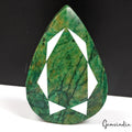 1240 Cts Natural Brazilian Green Emerald Pear Faceted Earth Mined Loose Huge Gem