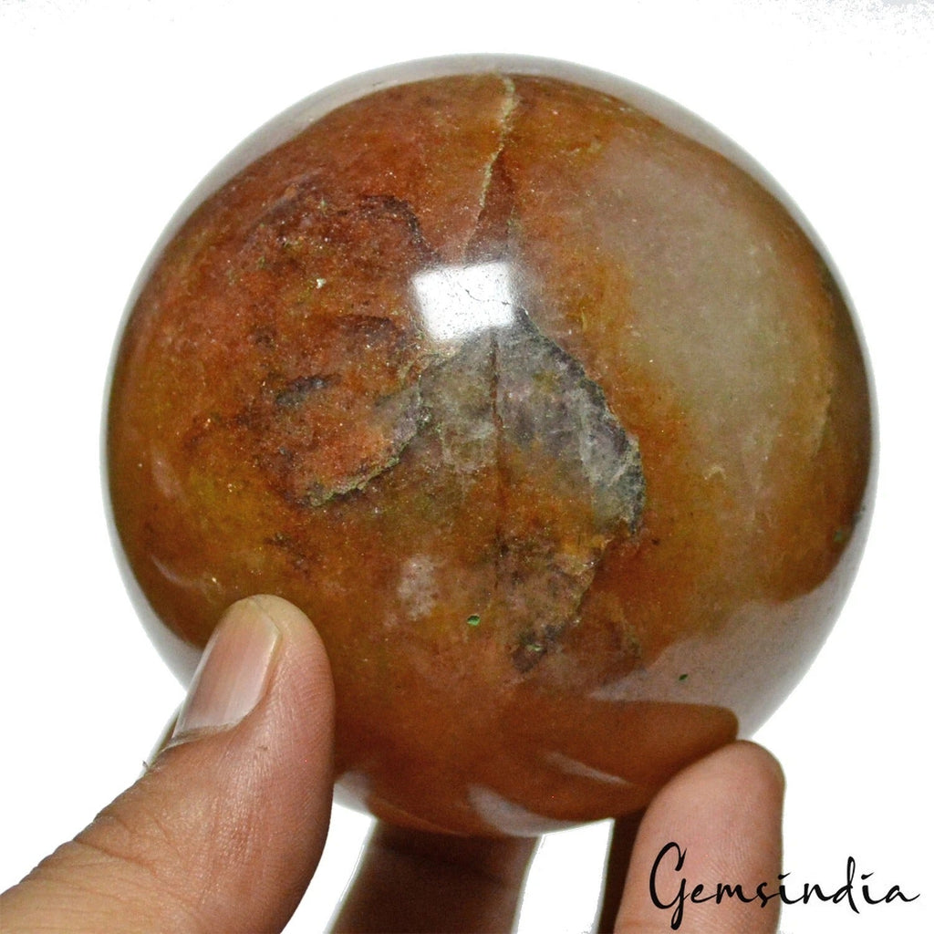 3220 Cts Natural Brown Aventurine Crystal Healing Polished Sphere Huge Gem 2.9"