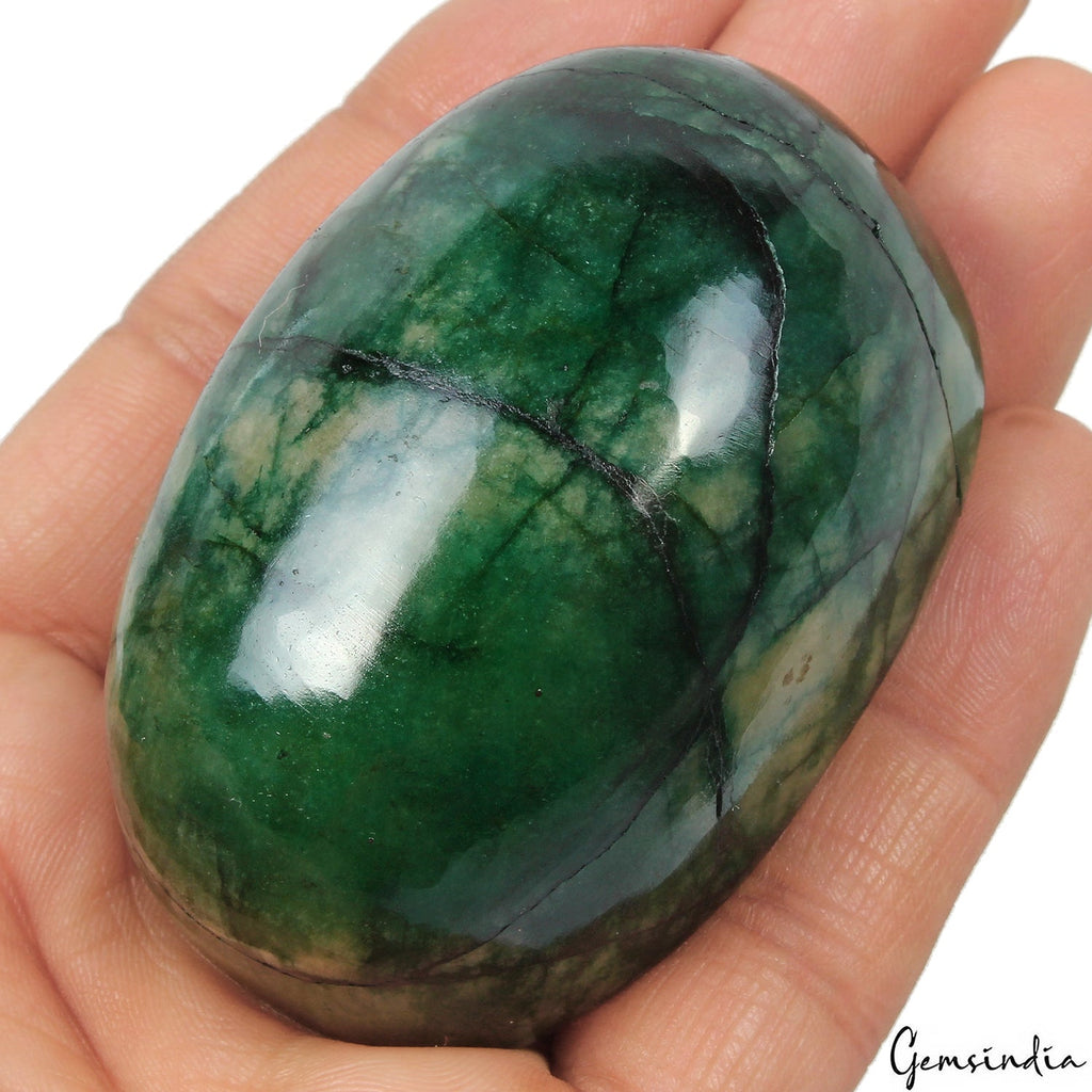 930 Ct Natural Green Zambian Emerald Oval Cab Earth Mined Huge Loose Gemstone