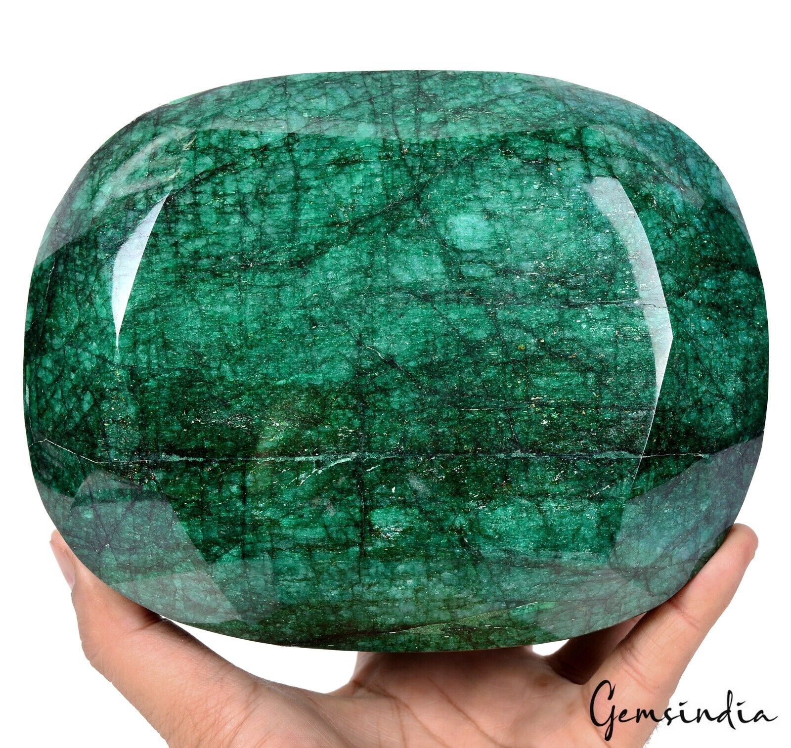 Emerald Loose Gemstone, Green — 5.5 Kg, Brazil