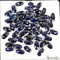 Natural Blue Sapphire 12x6mm Oval Checker Cut Loose jewelry Making Gems~177 Ct