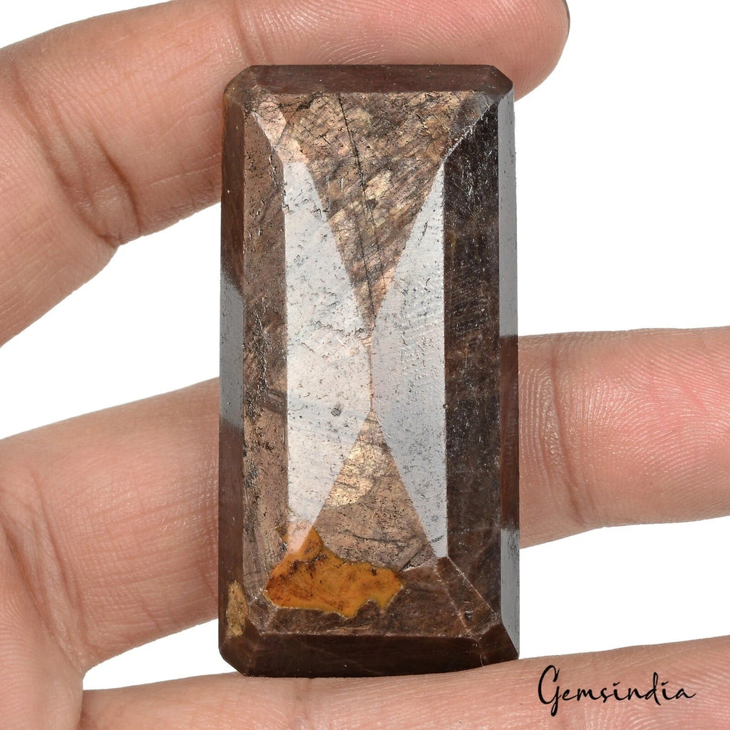 Certified 263.30 Cts Natural Brown Sapphire Octagon Cut Unheated/Untreated Gem
