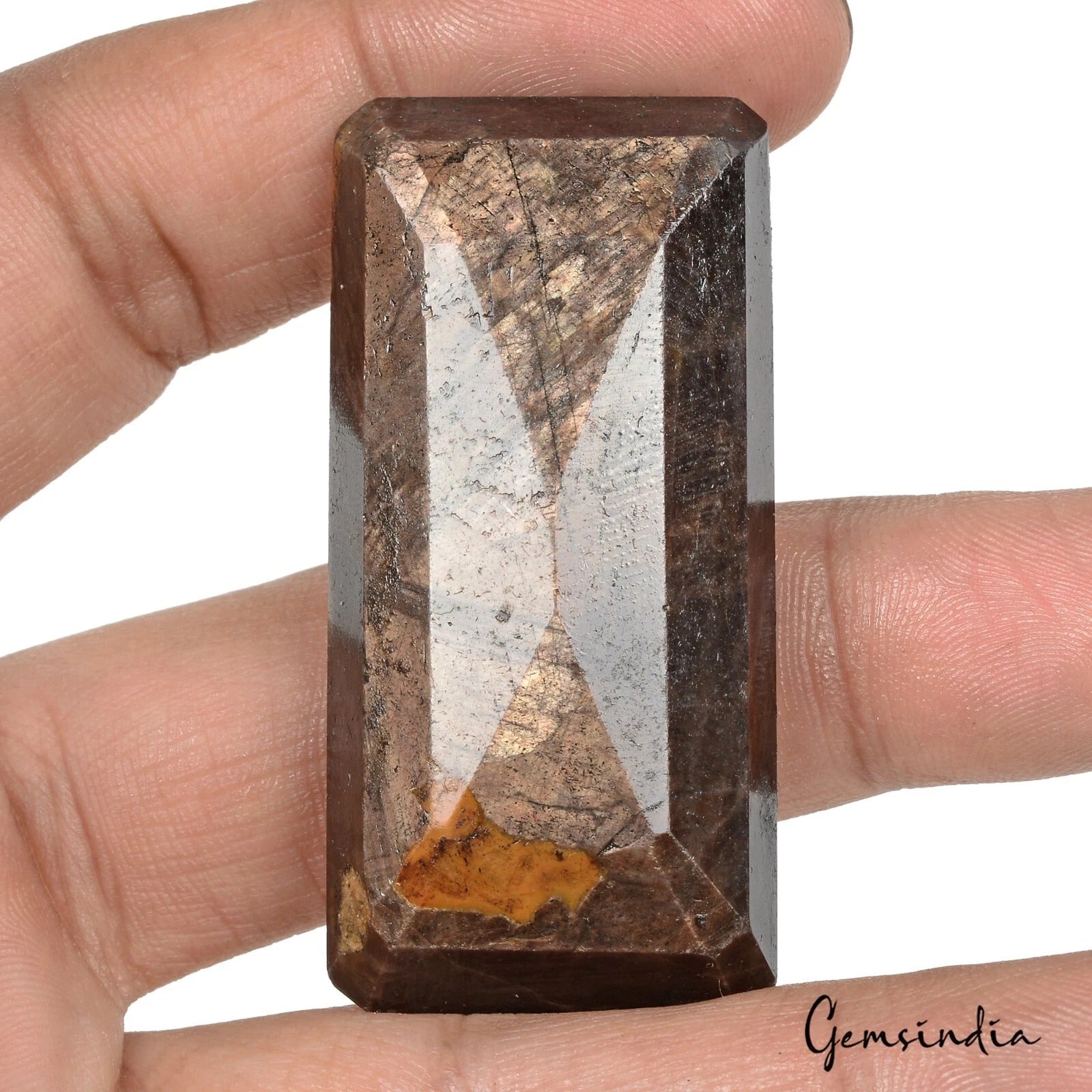 Certified 263.30 Cts Natural Brown Sapphire Octagon Cut Unheated/Untreated Gem