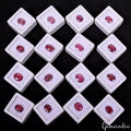 Certified 16 pcs Natural Red Ruby Gemstone Mozambique Oval Shape 10mm-13mm Lot