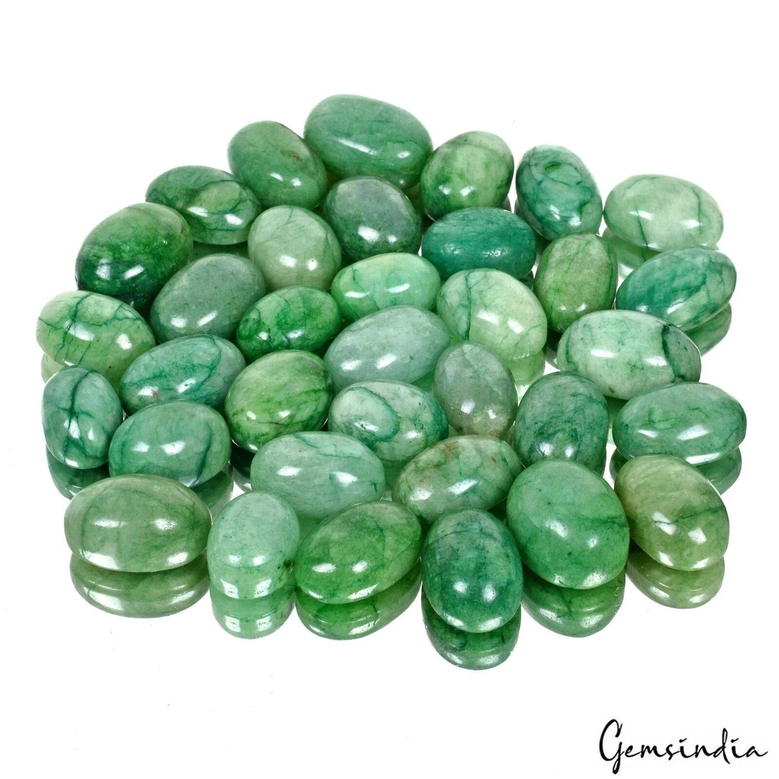 690 Ct Natural Green Emerald Oval Cabochon Loose Wholesale Jewelry Gemstones Lot