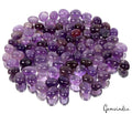 Amethyst Lot, Cabochon, Untreated, Purple — 89 Pieces, 8mm to 11mm, 300 Ct, Brazil