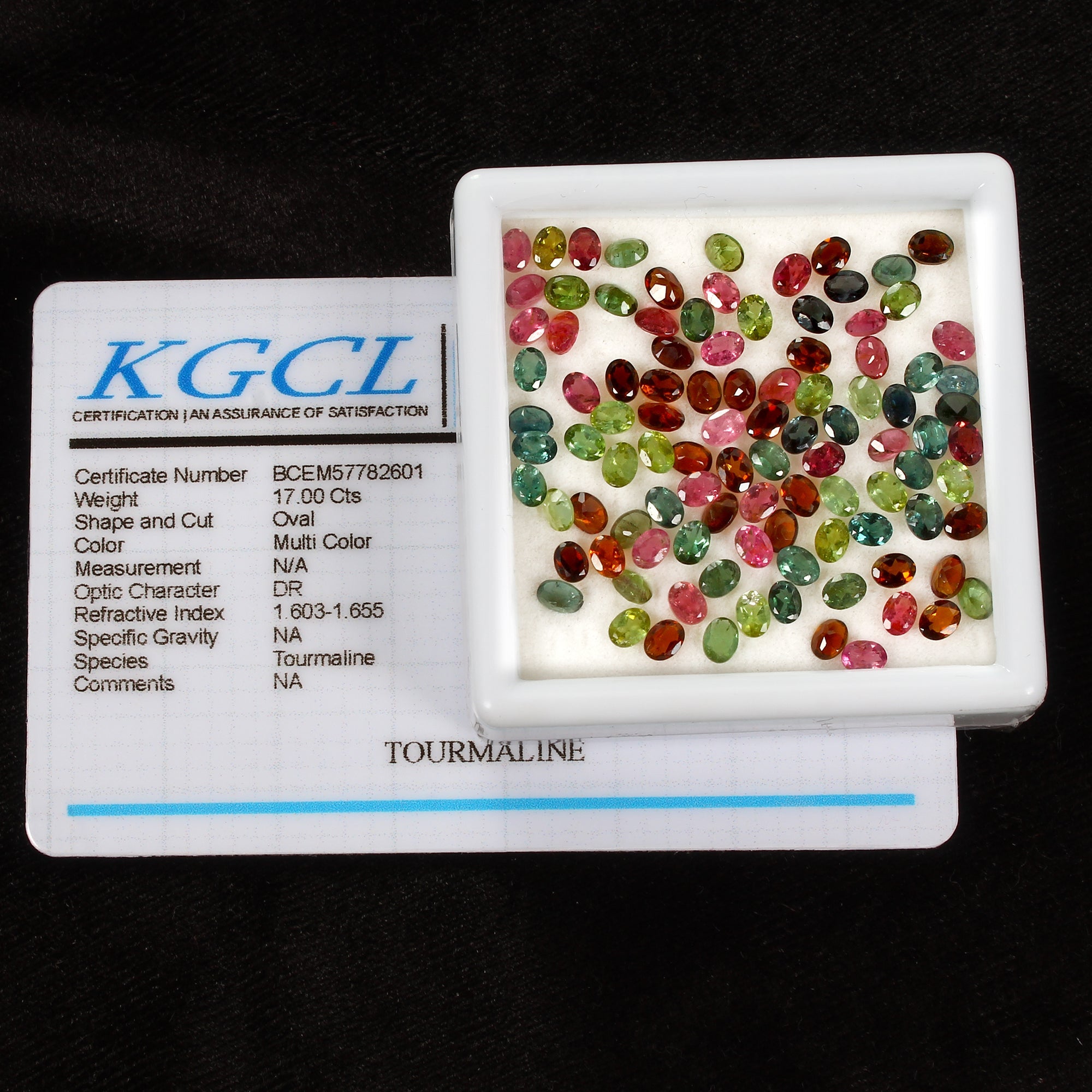 Certified 100 Pc Natural Tourmaline Multi Color 4x3mm Loose Mozambique Gemstones