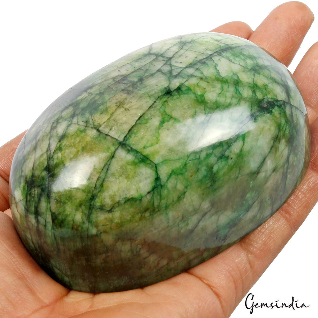 2900 Cts Natural Green Emerald Oval Cabochon Loose Earth mined Gemstone, Brazil