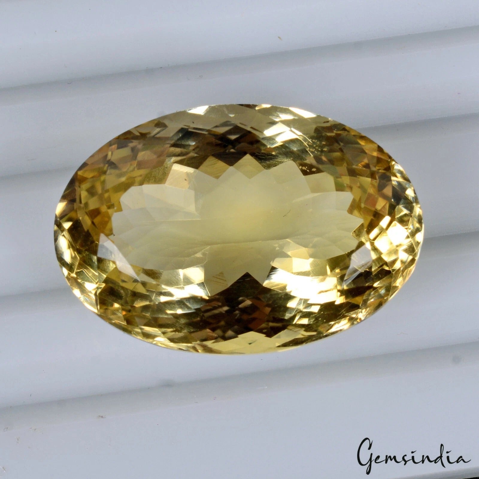 47.30 Cts Natural Yellow Citrine Oval Cut Loose Untreated Sparkling Gemstone