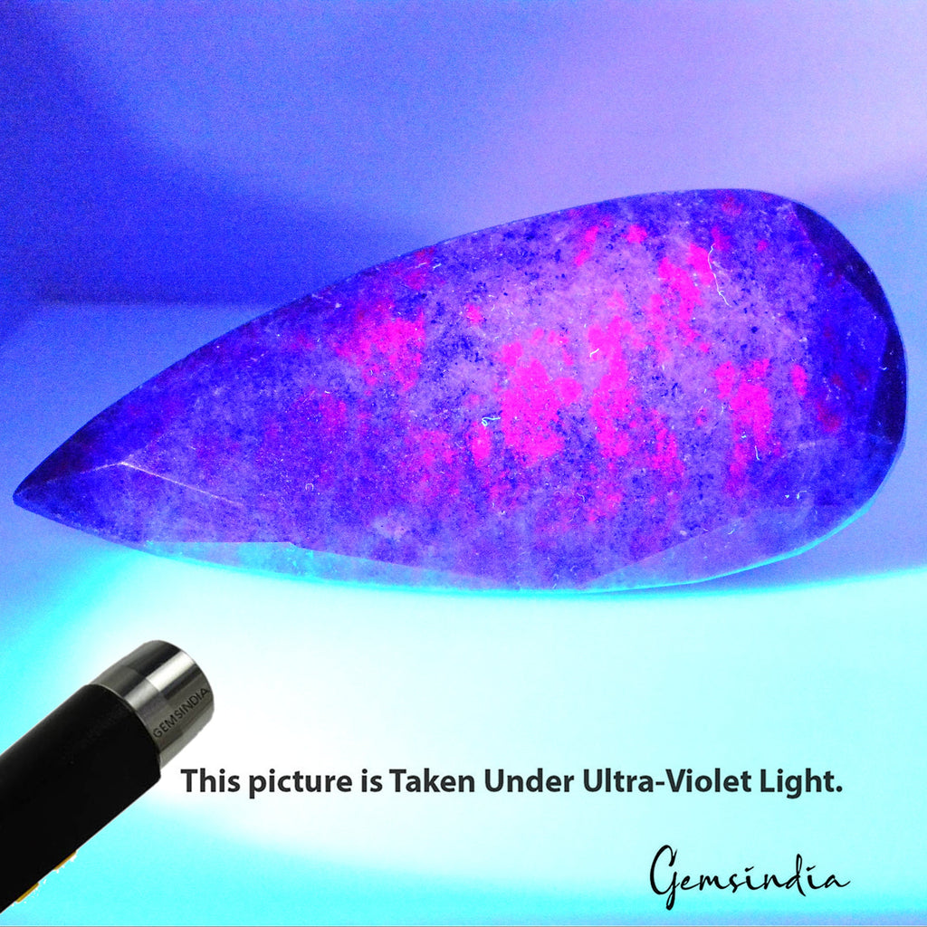 820 Ct Natural Untreated Ruby Kyanite Pear Faceted Earth Mined Museum Size Gems