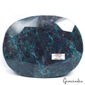 Rare 3.7Kg Large Natural Blue Kyanite with Ruby Faceted Gemstone Slab Specimen