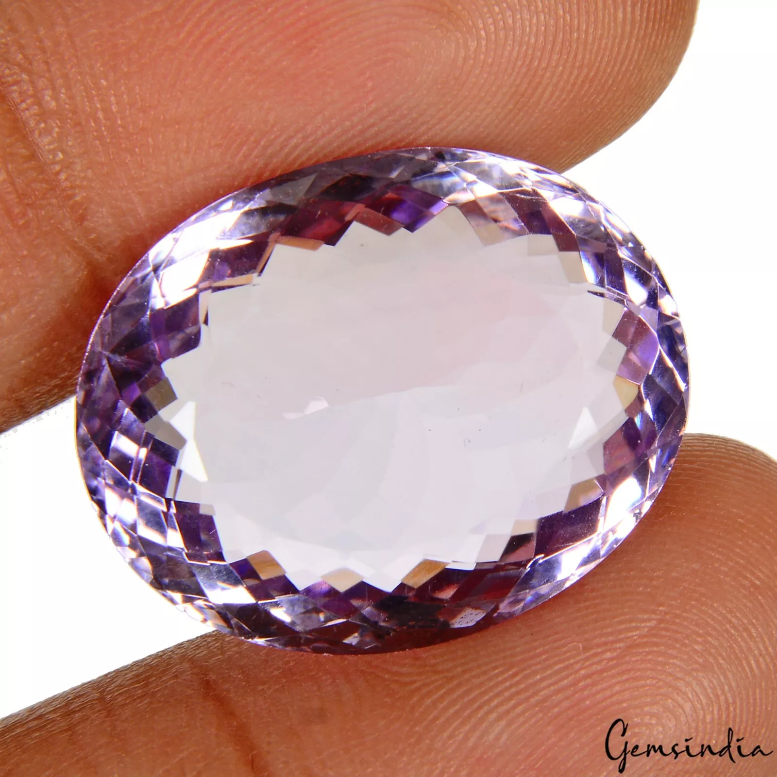 28.20 Ct Natural Untreated Brazilian Purple Amethyst Oval Cut Loose Gem For Ring