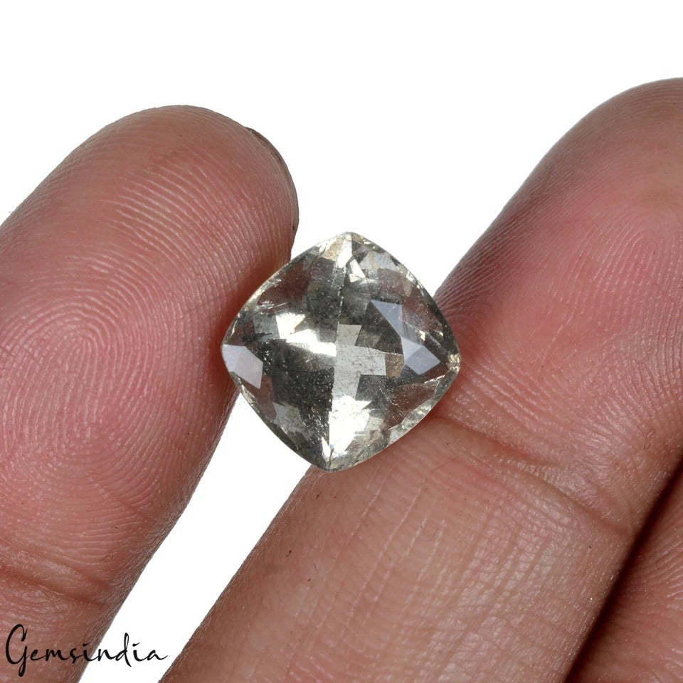 6.10 Cts Natural Certified Breath Taking Blue Aquamarine Cushion Cut Loose Gems