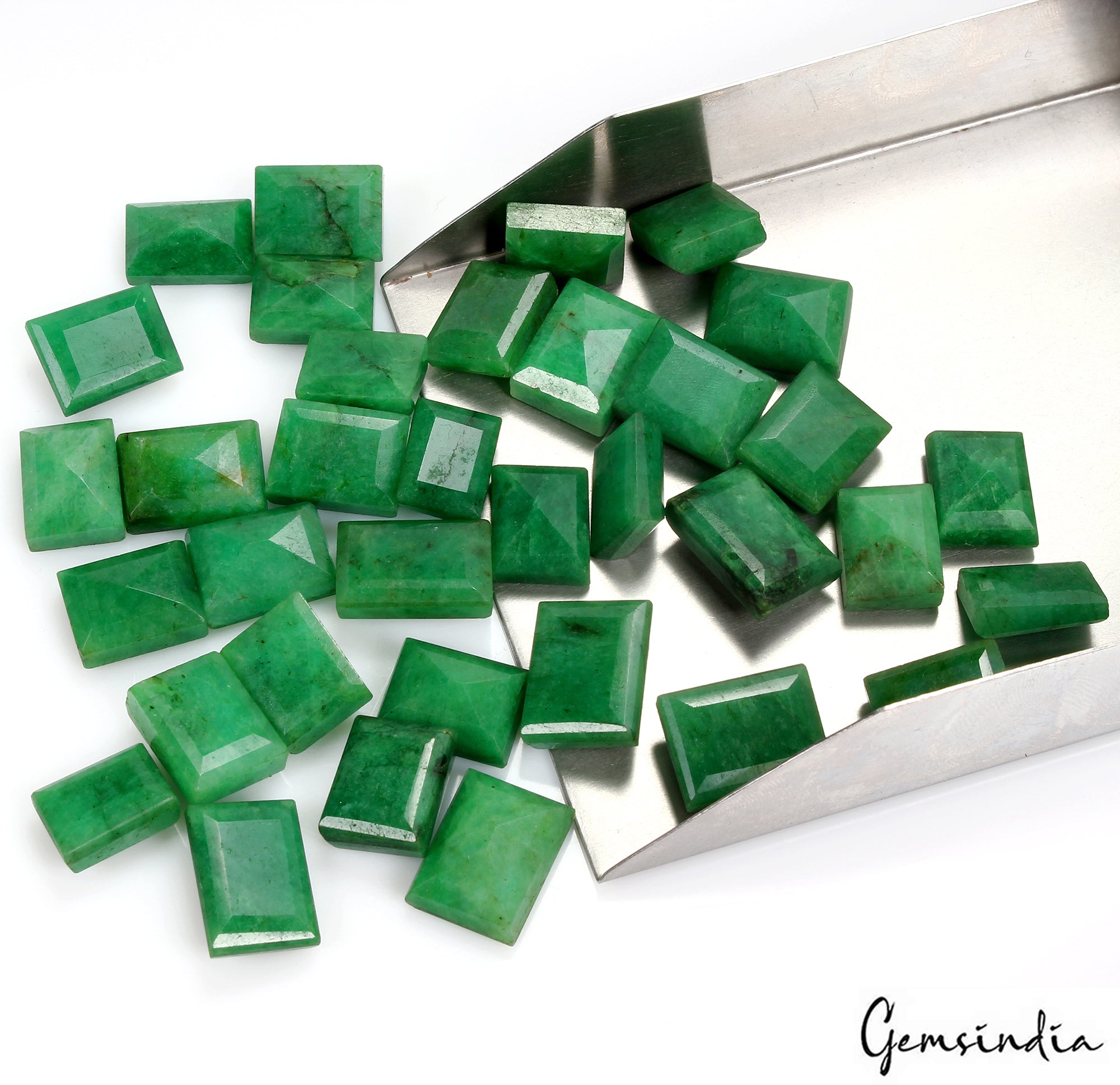 Natural 540 Ct Fine Cut Colombian Green Emerald Best Loose Gemstone Lot for Ring