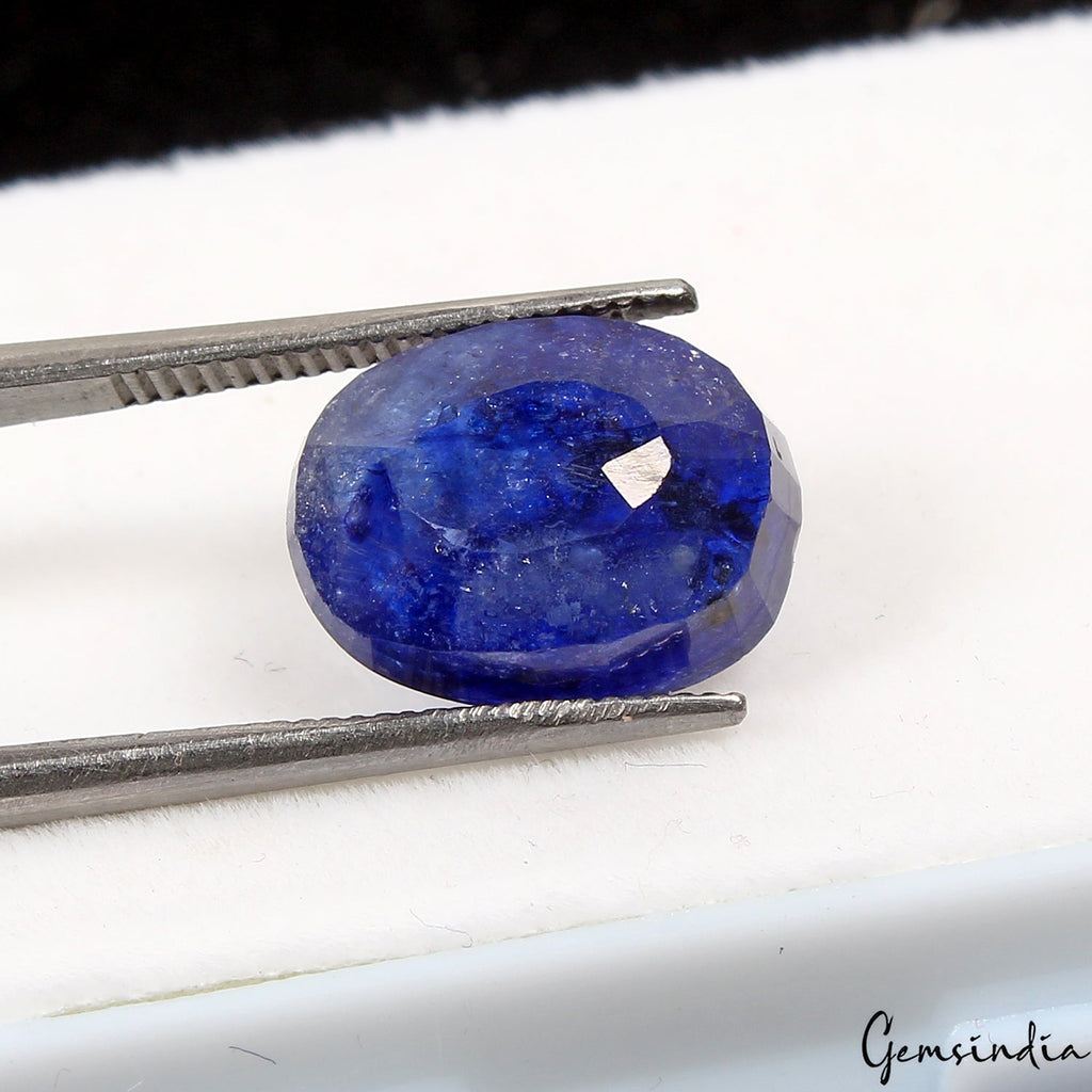 7.90 Cts Natural Blue Sapphire From Ceylon Oval Cut Loose Top Quality Gemstone