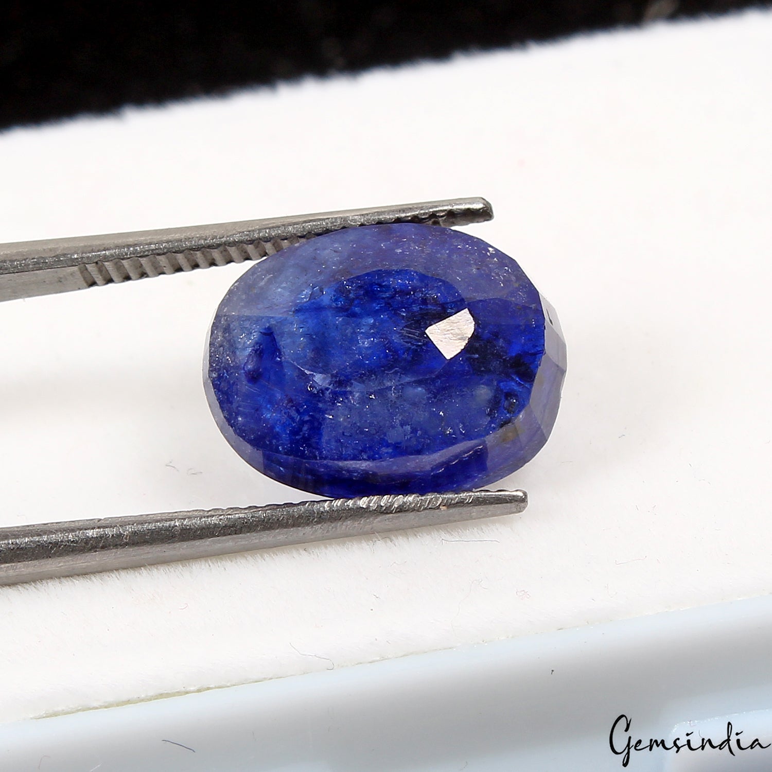 7.90 Cts Natural Blue Sapphire From Ceylon Oval Cut Loose Top Quality Gemstone