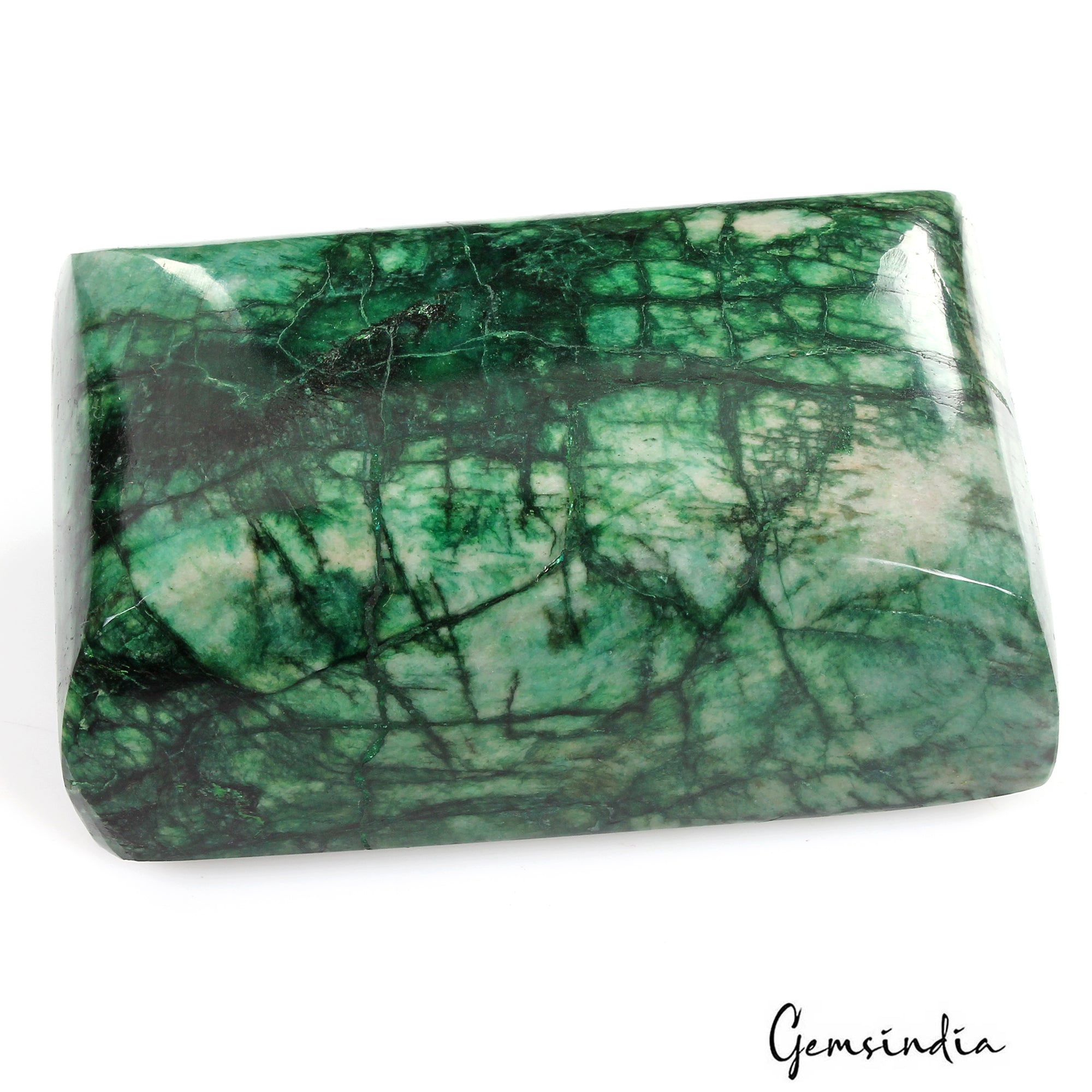 3060 Ct Natural Earth Mined Rectangular Cabochon Emerald Huge Size Loose Gems