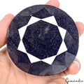 1970 Cts Natural Blue Sapphire Round Cut Huge Earth mined Museum Size Gemstone