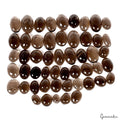 144Ct Natural Brown Smoky quartz 6-14mm Loose Oval Cabochon Polished Gemstones