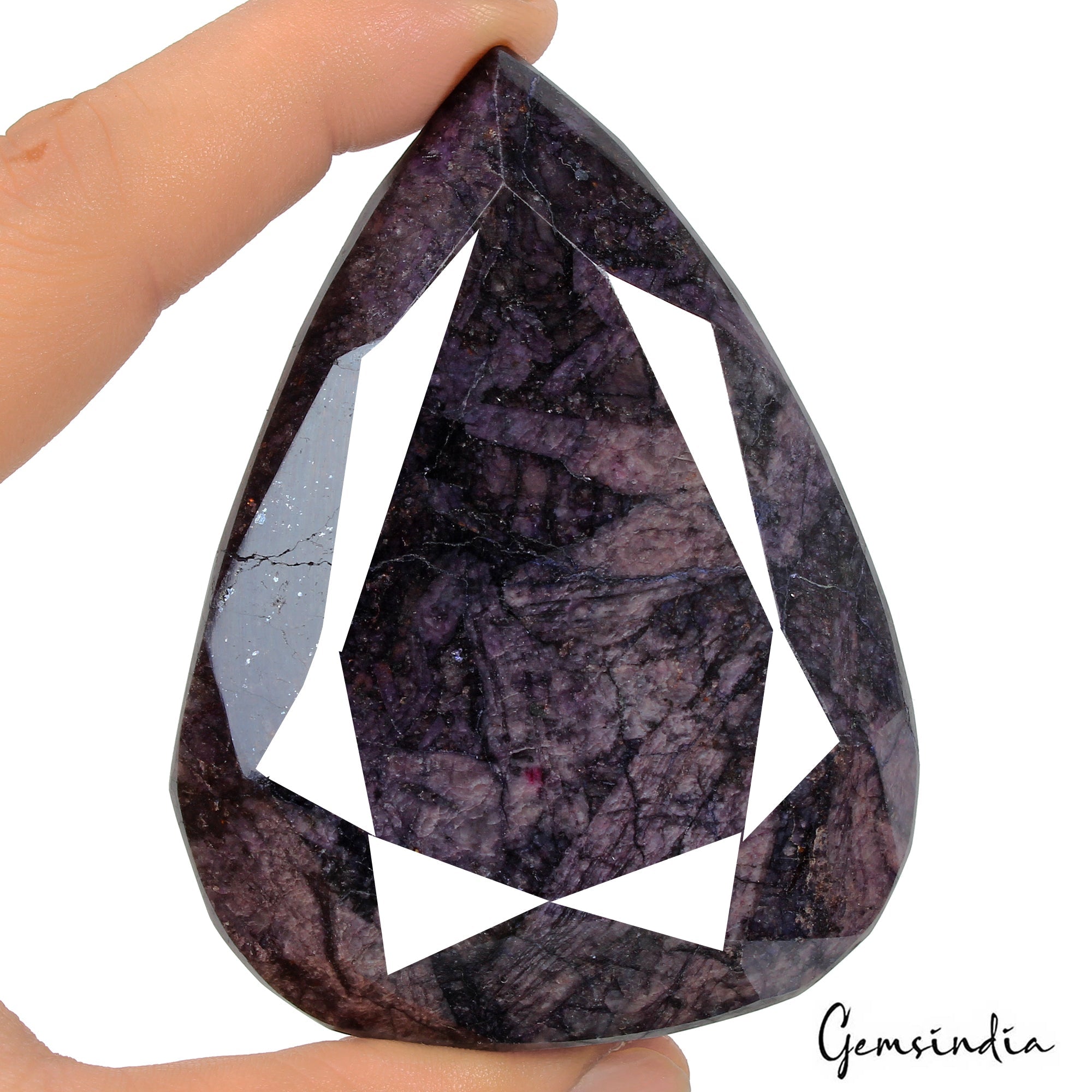 1500 Ct Natural Blue Sapphire Pear Faceted Huge Size Earth Mined Loose Gemstone