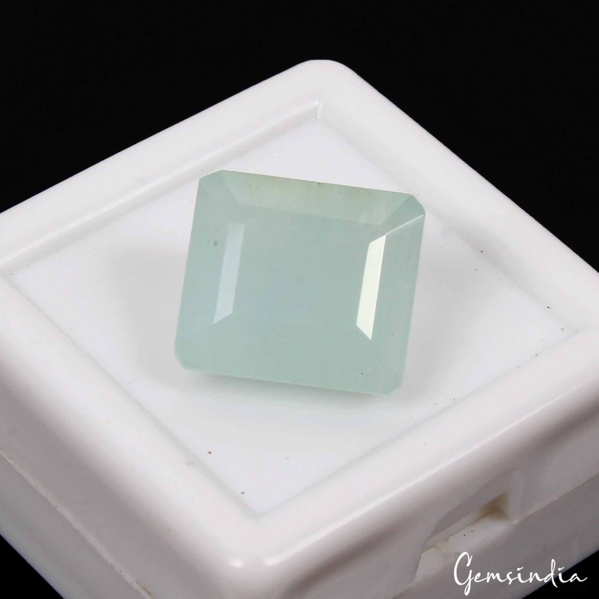 AAA 7.50 Ct Natural Ocean Blue Aquamarine Loose Emerald Cut Ring Size Gemstone