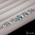 Aquamarine Lot, Loose Gemstone — 5 Pieces, 8mm, 8.00 Ct, Brazil