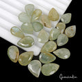 189.60 Ct/22 Pcs Natural Untreated Green Beryl Aquamarine Pear Cut Loose Gem Lot