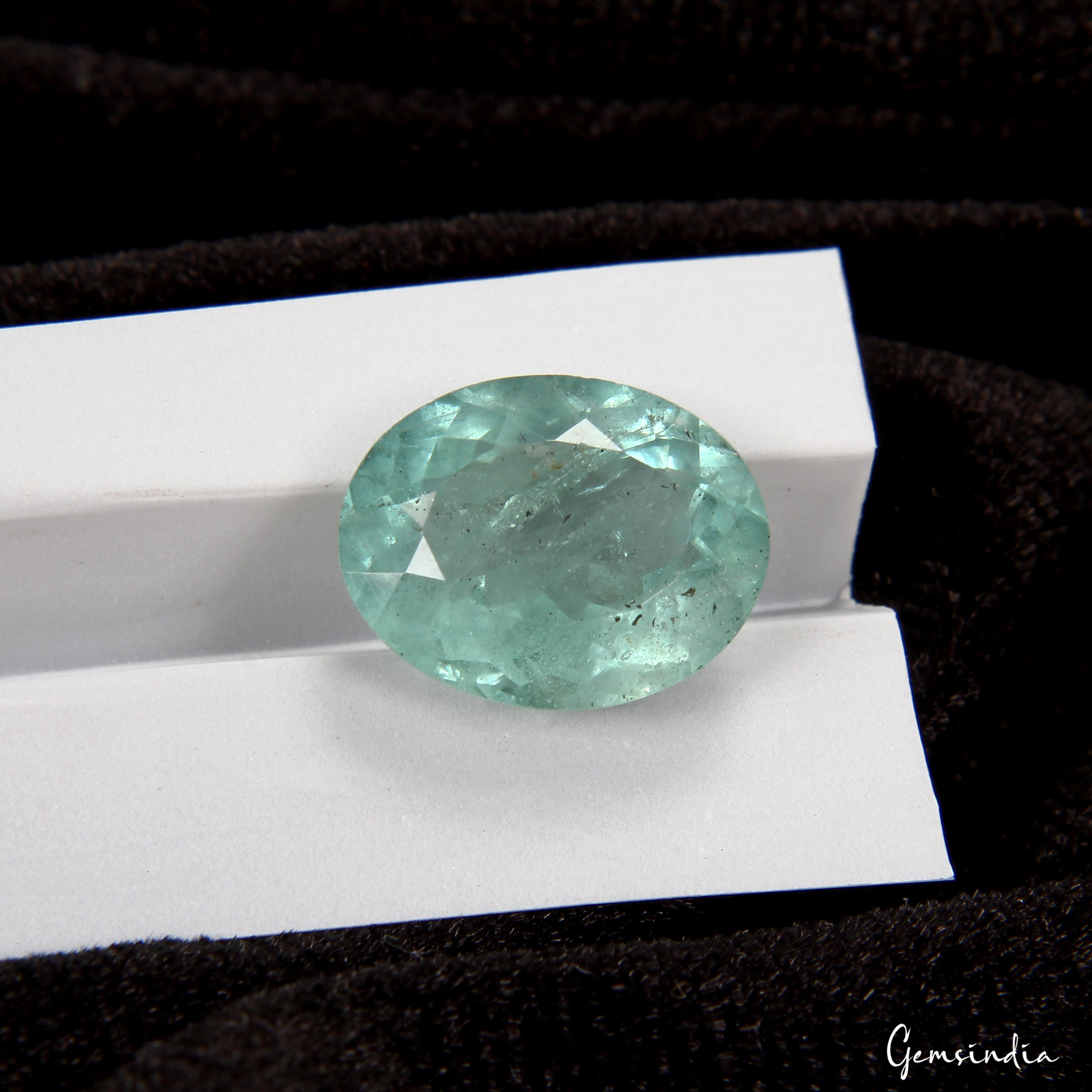 Certified 8.20 Ct Blue Santa Maria Aquamarine Gem From Brazil 100% Natural Color