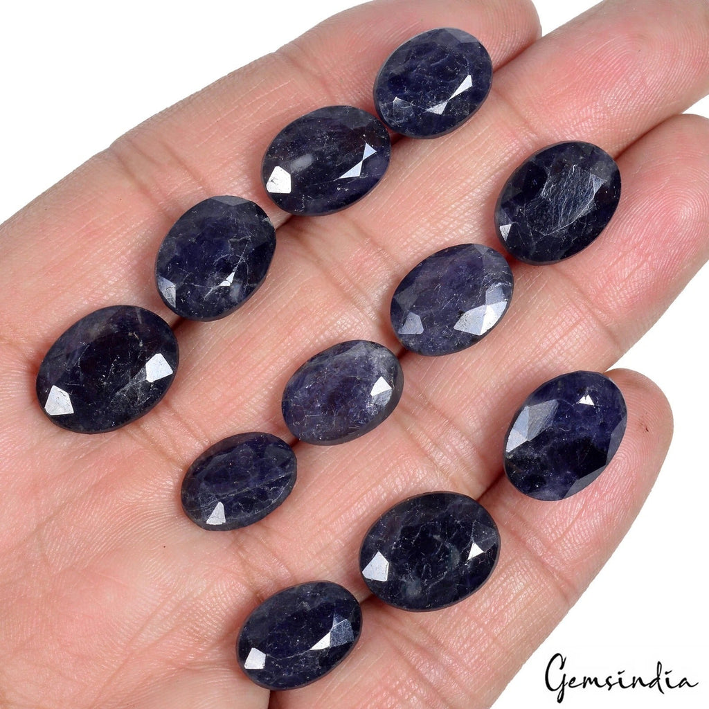 92.50 Cts/11 Pcs Natural Untreated Blue Kyanite Oval Cut Loose Gems For Jewelry
