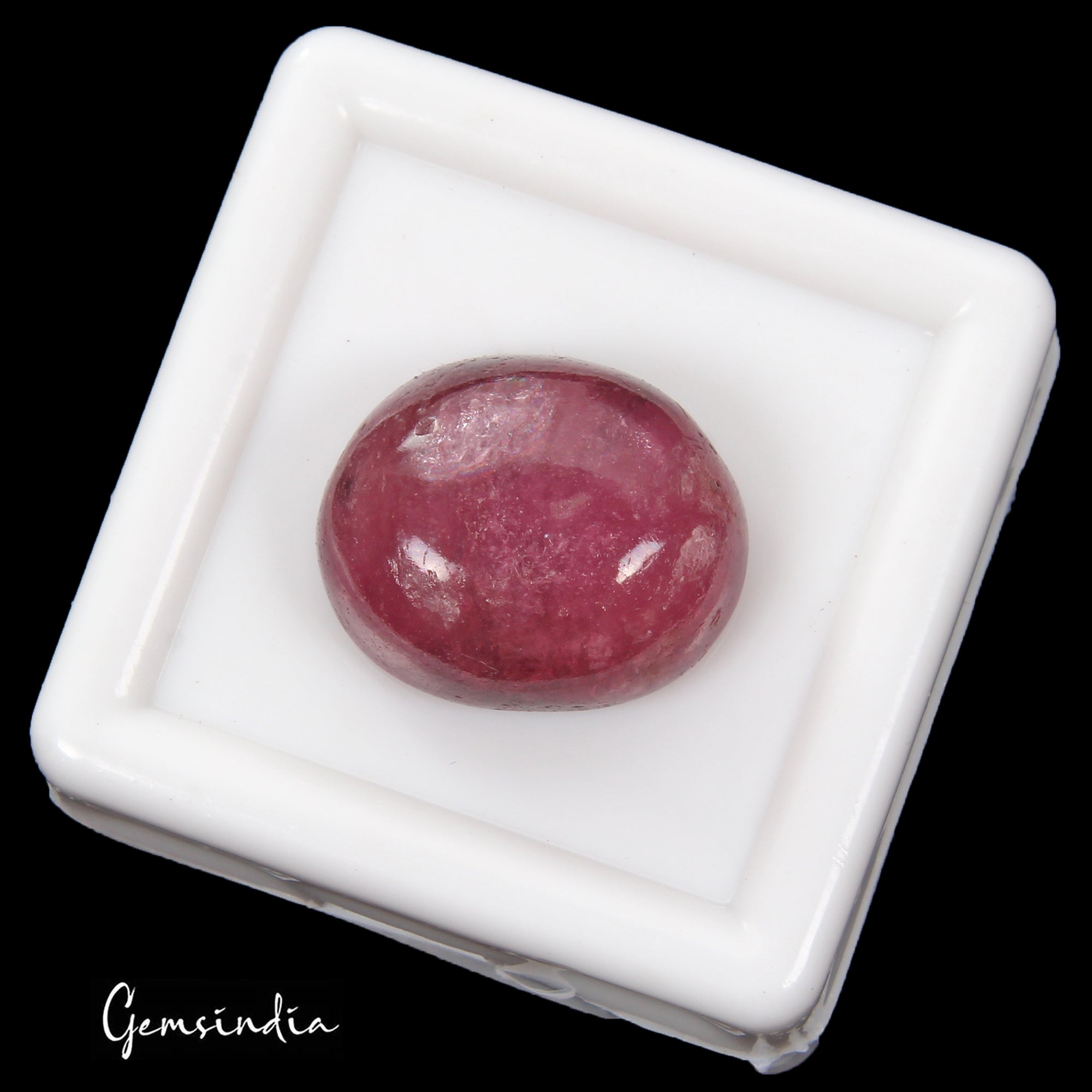 Certified 18 Cts Natural Pink Star Ruby Oval Cab Rare Loose Gemstone For Ring-RH