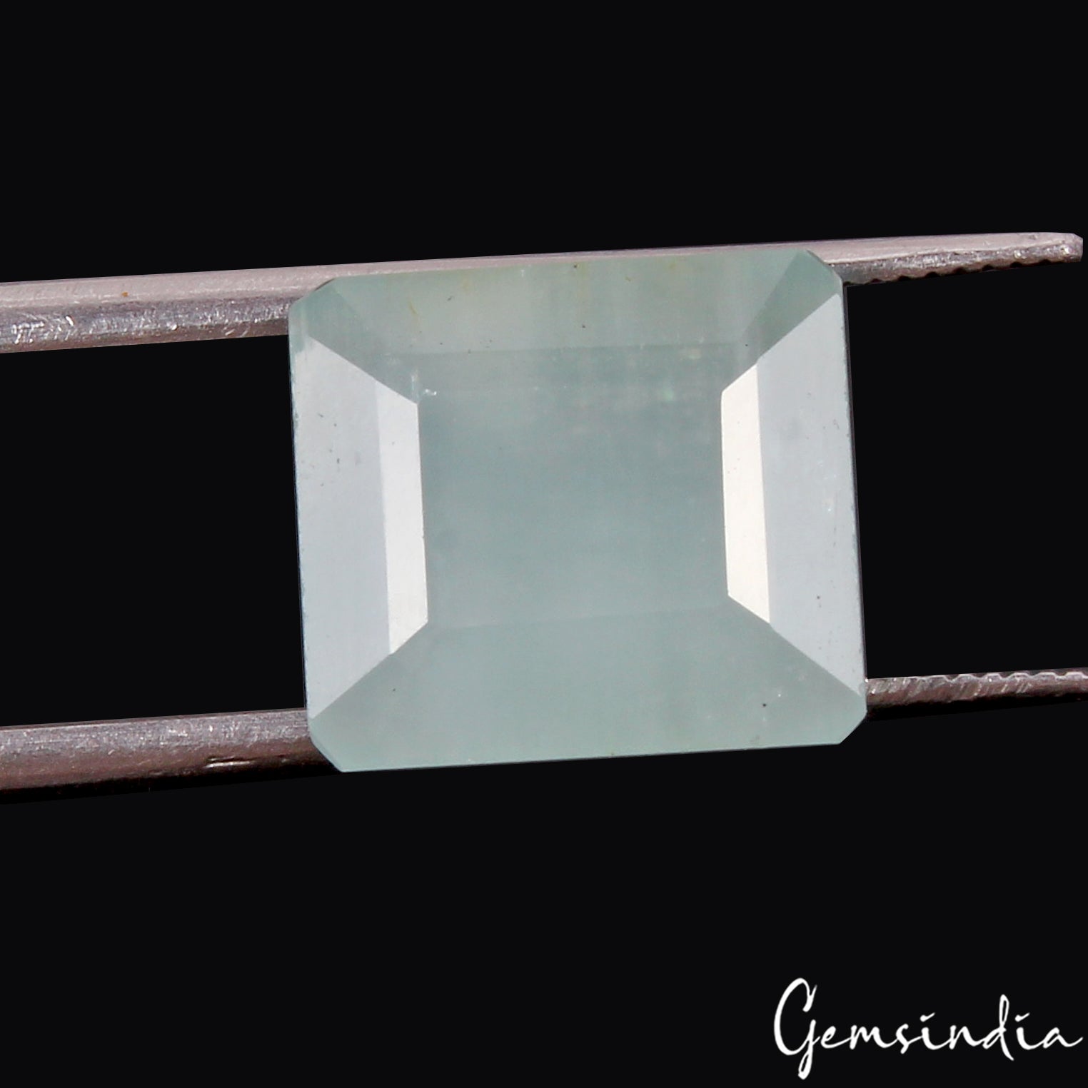 AAA 7.50 Ct Natural Ocean Blue Aquamarine Loose Emerald Cut Ring Size Gemstone