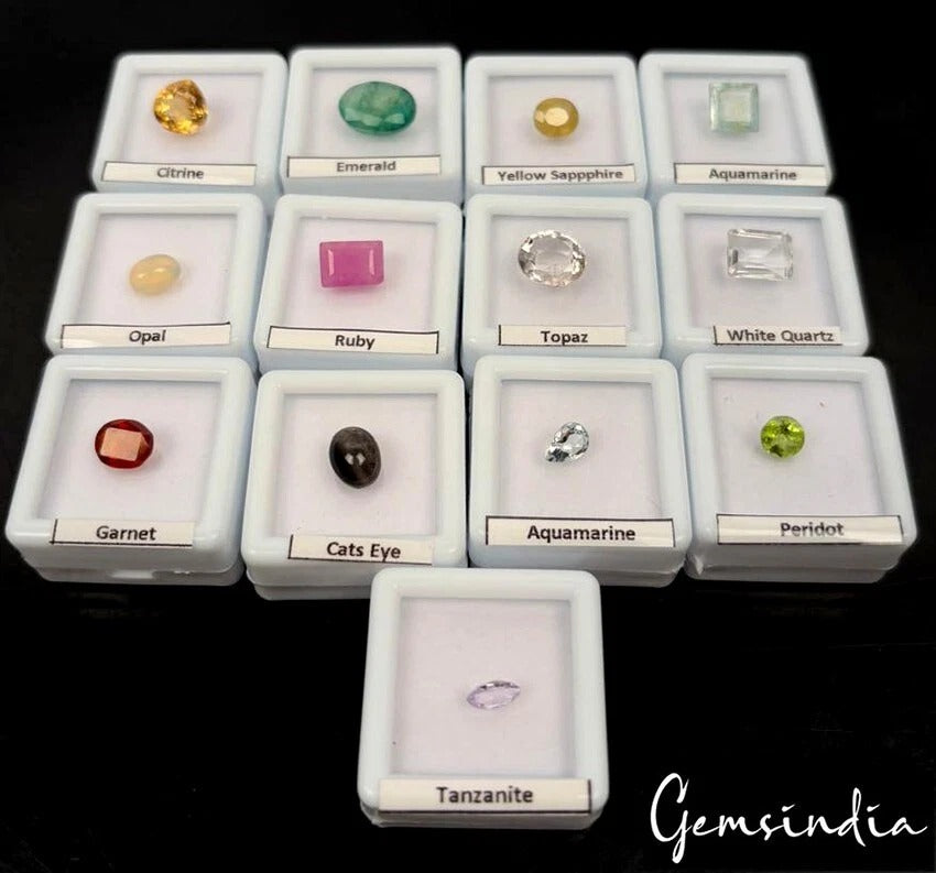Amethyst Lot, Loose Gemstone, Color Enhanced — 13 Pieces, 6mm to 13mm, 28.50 Ct
