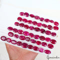 630 Cts Natural Pink Beryl Bixbite USA Oval Cut Loose 15-19mm Gemstones ~ 50 Pcs