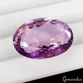 Certified 26.10 Ct Natural Untreated Brazilian Purple Amethyst Oval Cut Rare Gem