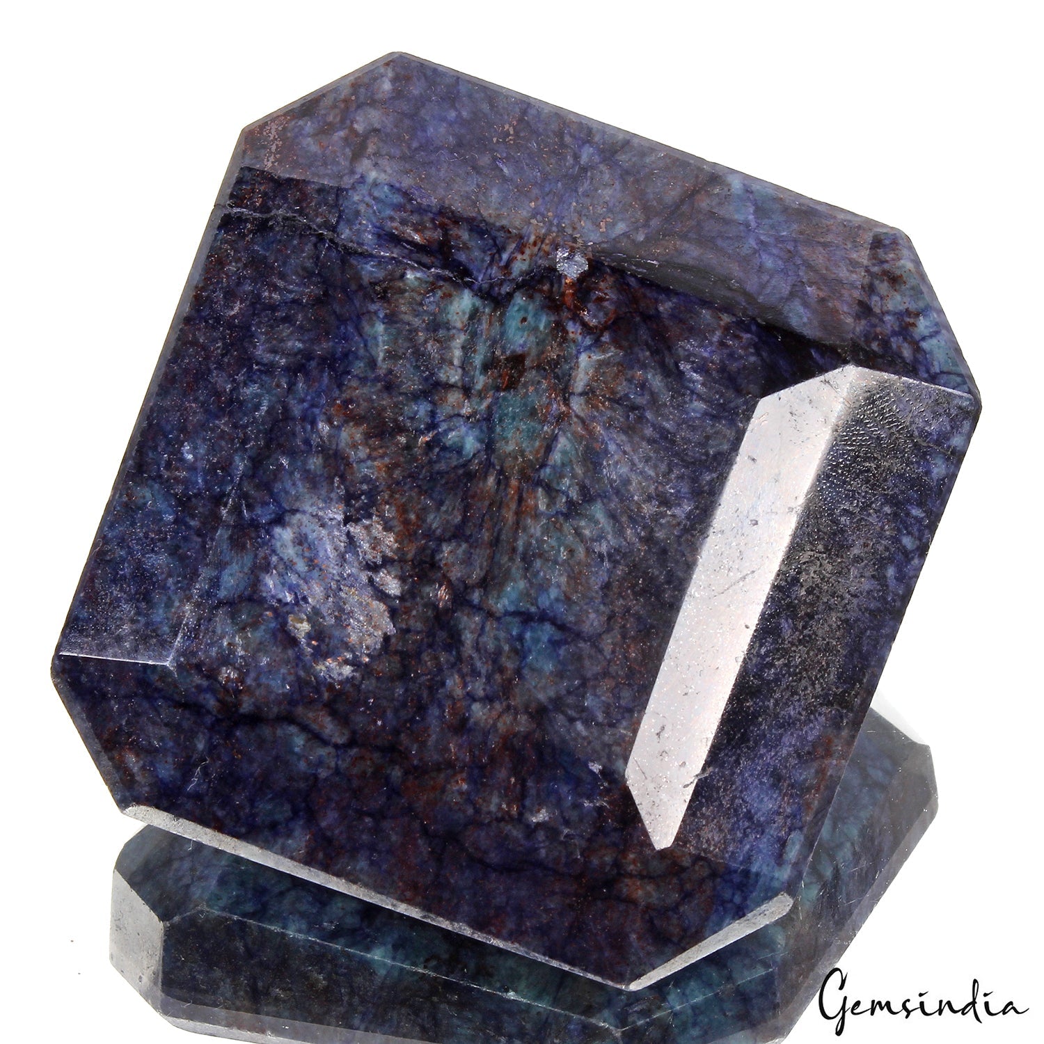 1730Ct Natural Blue Sapphire Octagon Cut Faceted Earth Mined Huge Loose Gemstone