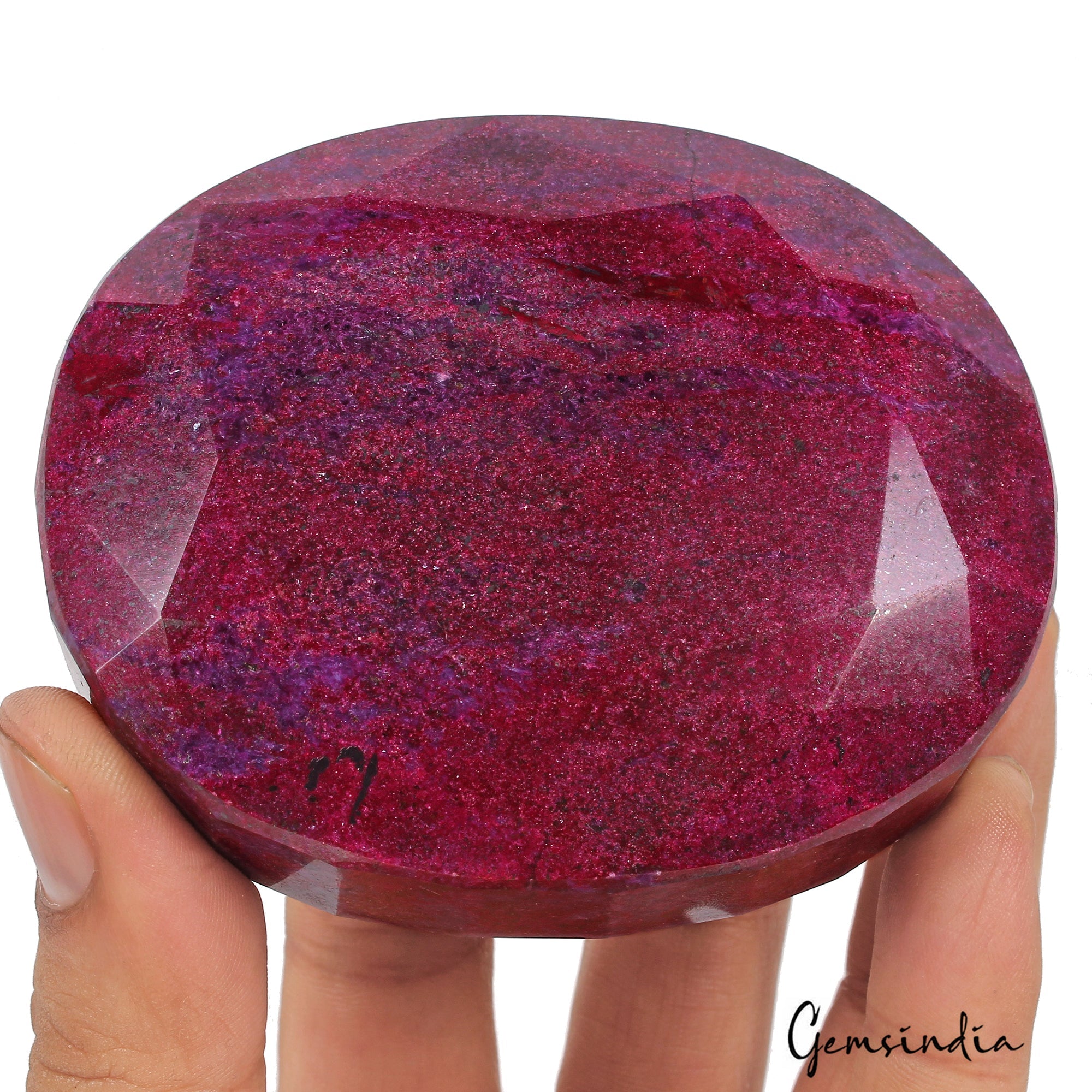 3100 Ct Large Natural Red Ruby Oval Cut Earth Mined Museum Size Loose Gemstone