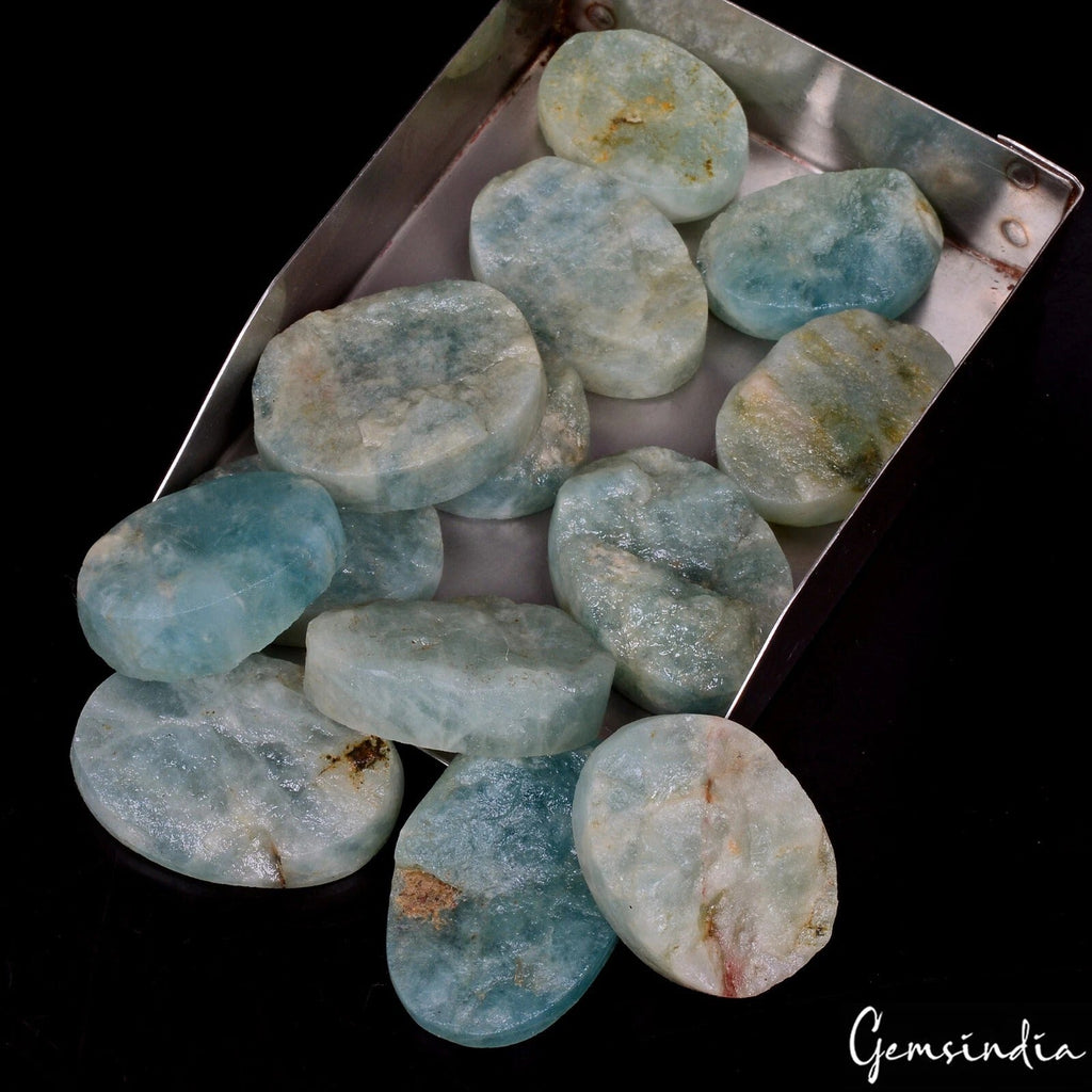 840 Cts/13 Pcs Natural Untreated Beryl Aquamarine Rough Druzy Wholesale Gems Lot