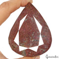 1520 Ct Natural Untreated Red Blue Ruby Kyanite Pear Faceted Huge Size Loose Gem
