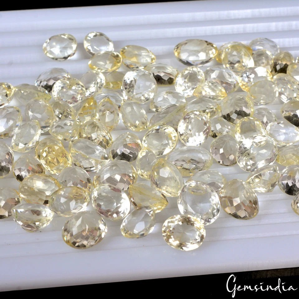 Citrine Lot, Loose Gemstone, Untreated — 89 Pieces, 10mm to 15mm, 500 Ct, Brazil