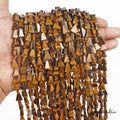 Tiger Eye Beaded Strand, Untreated — 6mm to 12mm, 2500 Ct, Madagascar