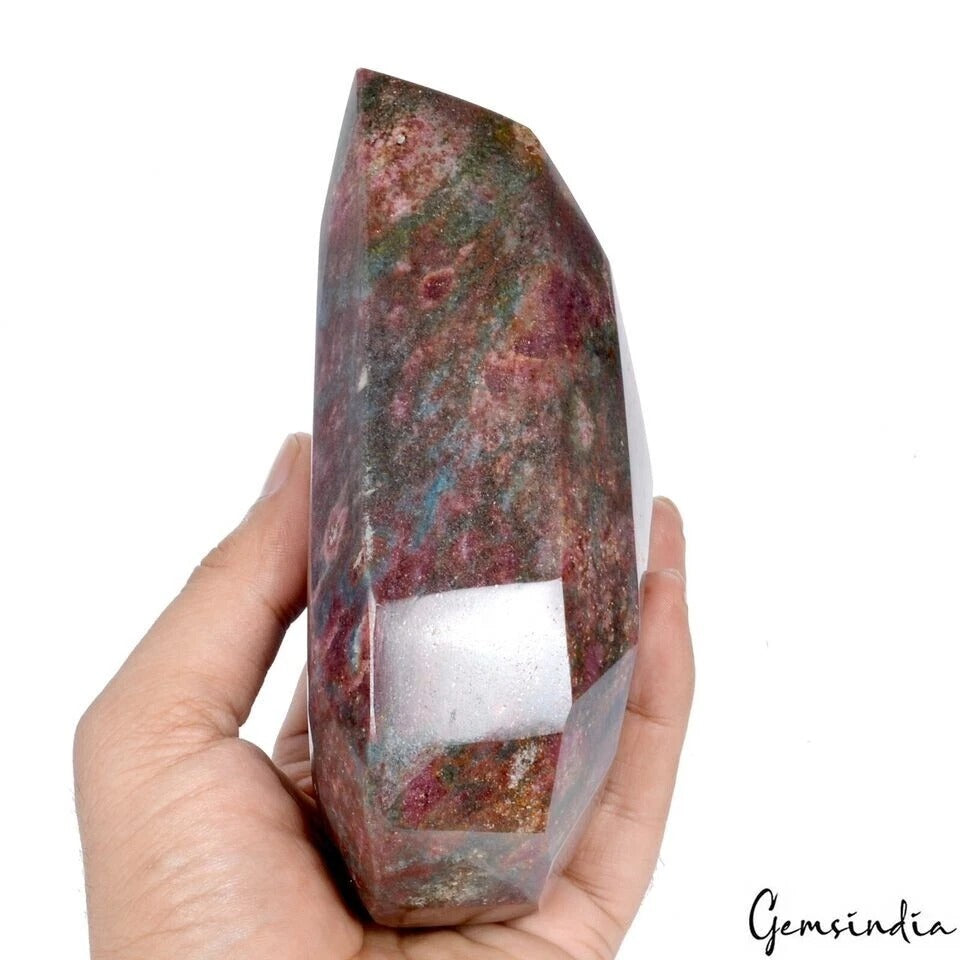 Ruby Kyanite Loose Gemstone, Pear Cut, Untreated — 6x3.6x2.3 Inch, 7300 Ct (1.46 Kg), Madagascar