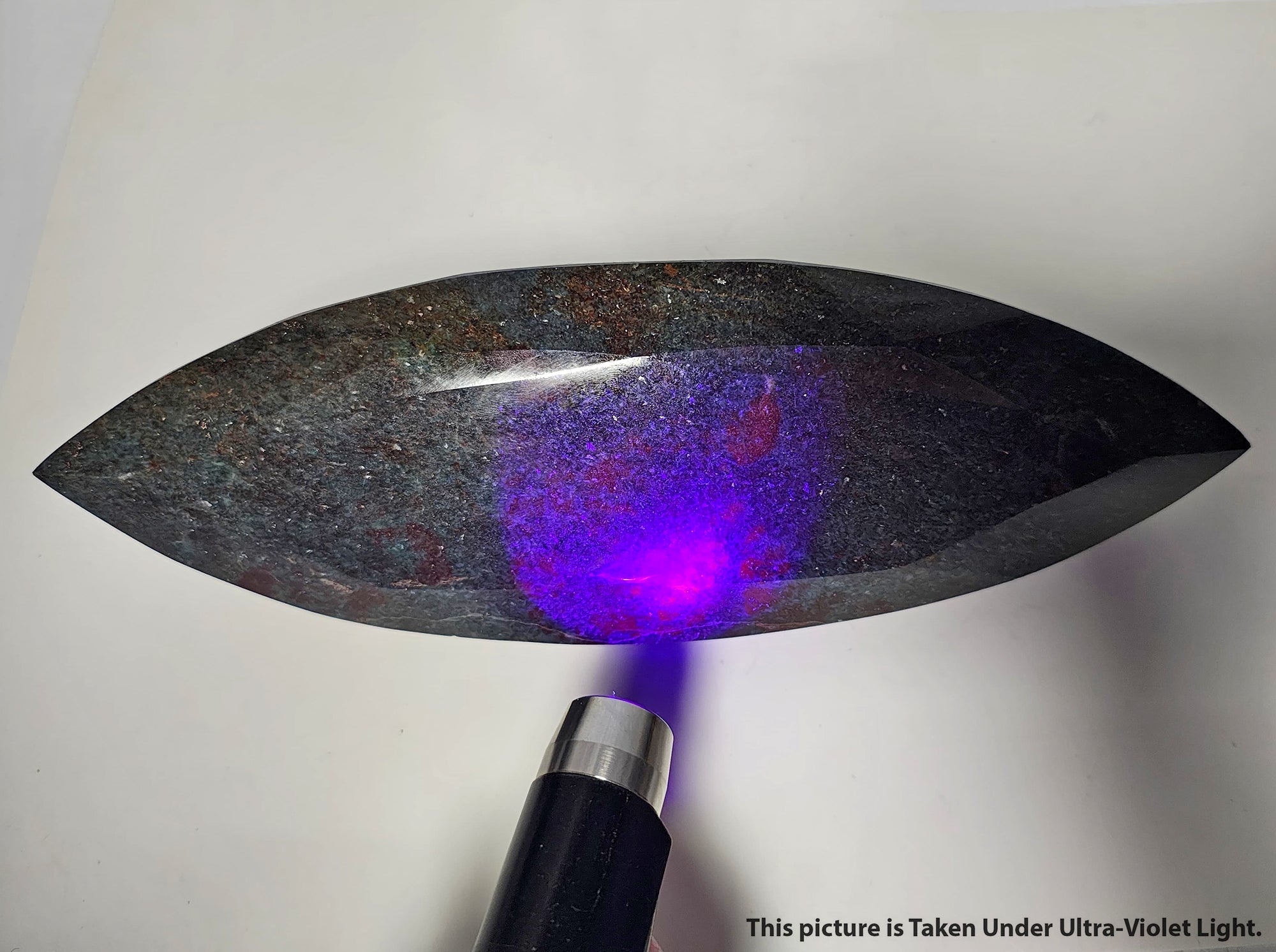 3.7 kg Natural Untreated Ruby Kyanite Marquise Large Gemstone From Madagascar NM