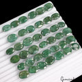 283.30 Ct/40 Pcs Natural Brazilian Green Emerald Oval Cut Loose Gems For Jewelry
