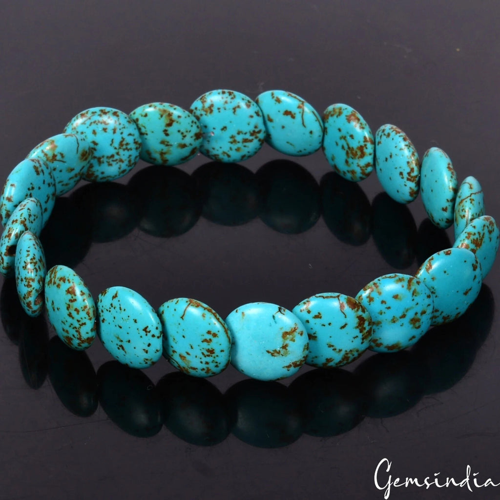 Turquoise Bracelet — 11mm, 67.00 Ct